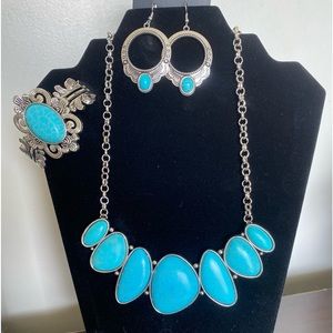 Turquoise Jewelry 3 piece set